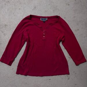 Karen Scott Red Women's Top